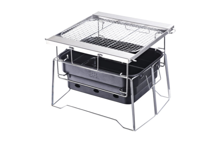 【スリーアール】おりたたみBBQグリル おこのび 3R-BBQ01BK