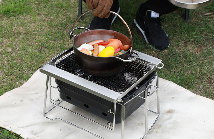 【スリーアール】おりたたみBBQグリル おこのび 3R-BBQ01BK
