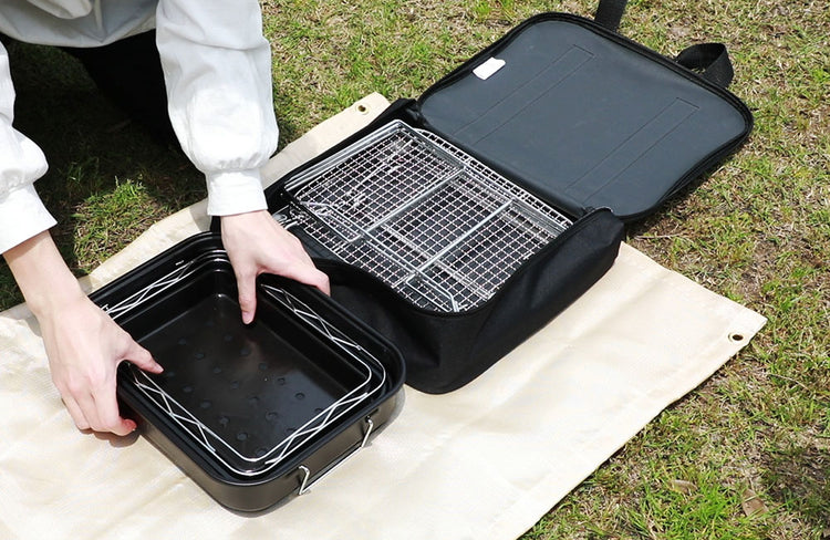 【スリーアール】おりたたみBBQグリル おこのび 3R-BBQ01BK