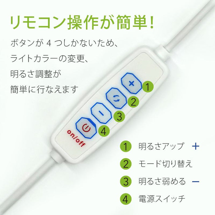 【SanMax】撮影やメイクの時に!スタンドリングライト・ミラー付き GWRL48W