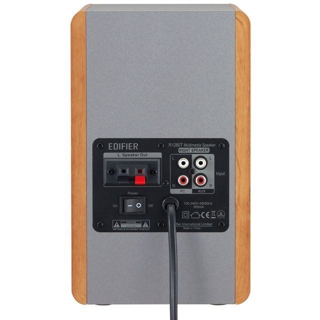 【Edifier】ブックシェルフ型マルチメディアスピーカー ED-R1280T-A