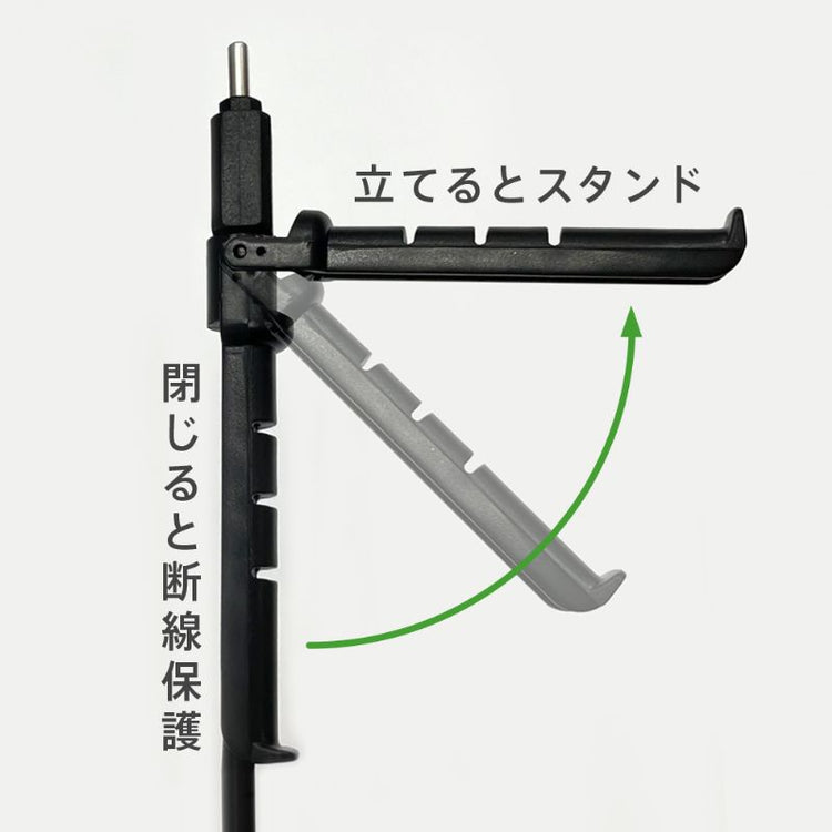【Tuna】テレワーク・動画視聴に最適!iPhone用スタンド充電・データ転送ケーブル 1m GWC-1AL54S