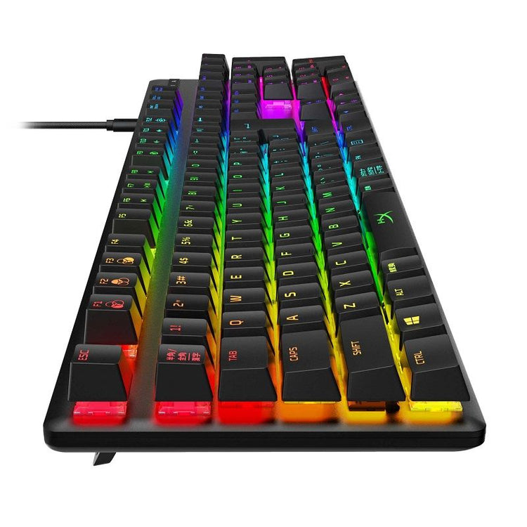 【HyperX】Alloy Origins RGB メカニカルゲーミングキーボード HX-KB6シリーズ REDスイッチ採用 日本語配列 4P4F6AJ#ABJ