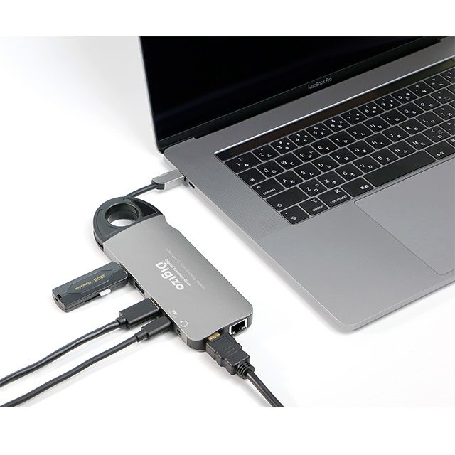 【PRINCETON】Digizo 10in1 PD対応 Type-C ドッキングステーション シルバー PD3.0 PD60W対応 PUD-CDOC10