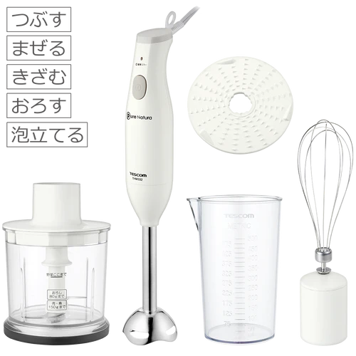 【TESCOM】スティックブレンダー THM332
