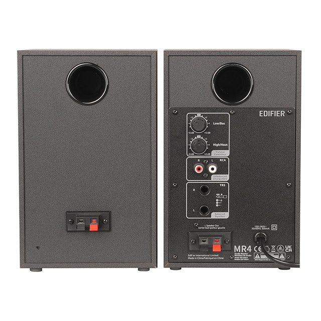【Edifier】モニター用スピーカー 最大42W出力 ED-MR4-BK