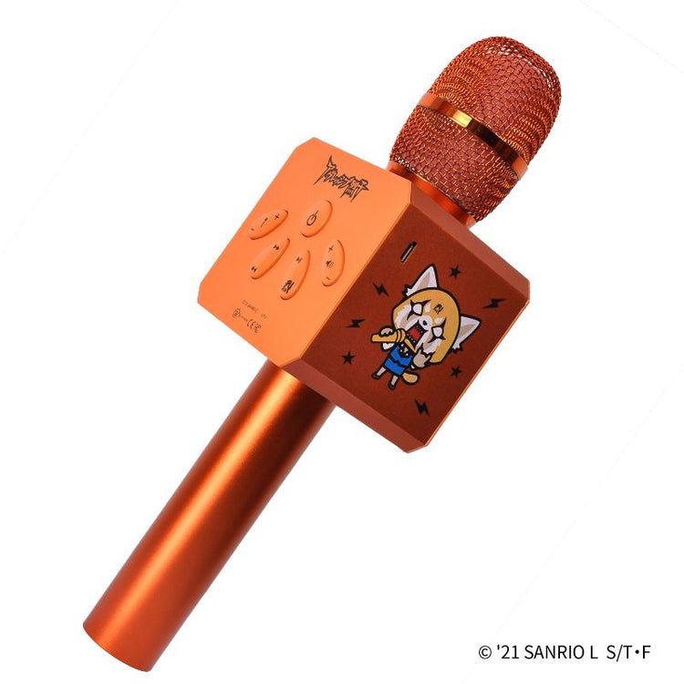 【SanMax】サンリオ公式 アグレッシブ烈子 Bluetooth付き カラオケマイク Retsu55