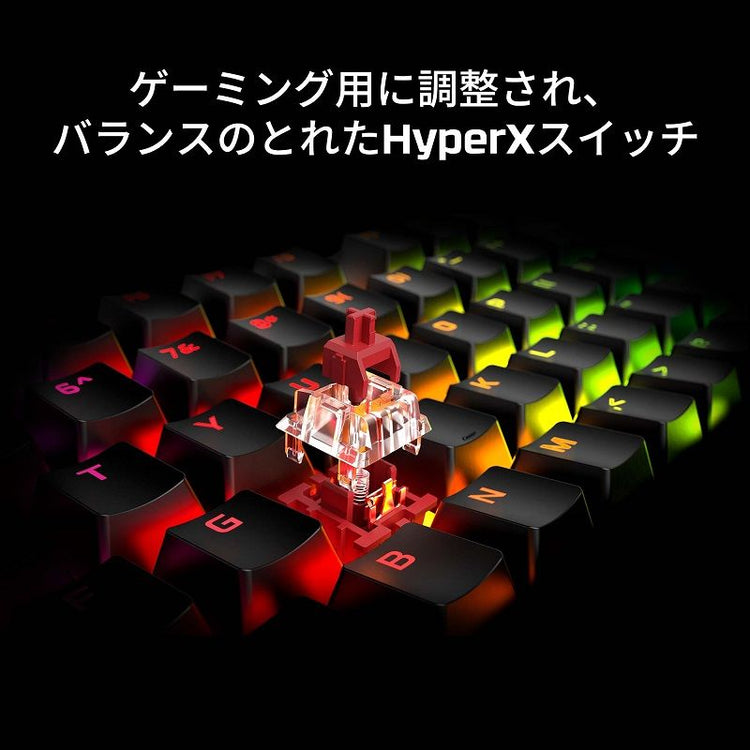 【HyperX】Alloy Origins Coreメカニカルゲーミングキーボード 4P5P3AJ#ABJ